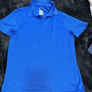 all in motion Royal Blue Striped Kids Polo